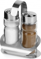 Zout- en peperstrooier met houder, 3-delige set ORION