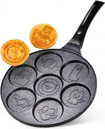 Granieten eierpan met 7 vormen 26 cm