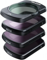 Set CPL + ND16/64/256 lensfilters TELESIN voor DJI Osmo Pocket 3