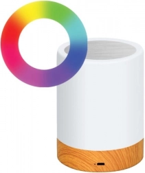 Draadloze aanraakgevoelige LED-nachtlamp TECHLY met wisselende kleuren