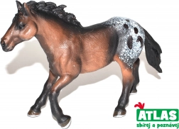 Beeldje paard donkerbruin 14 cm
