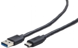 USB 3.0-kabel USB‑C (A male naar USB‑C male), 0,5 m, zwart