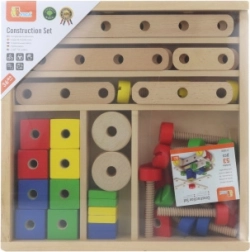 Houten bouwset constructeur – creatief pakket voor kinderen 3+
