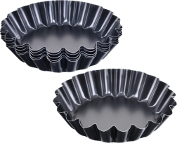 Orion metalen vormpjes voor tartelettes 11 cm - 6 stuks