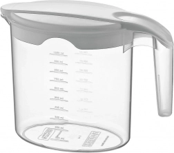 Kunststof kan met deksel 1 l