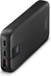 Krachtige powerbank 20000 mAh antraciet