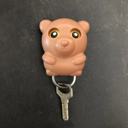 Sleutelhouder - bruine beer
