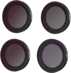 Set filters CPL/ND8/ND16/ND32 TELESIN voor INSTA360 GO 3 camera