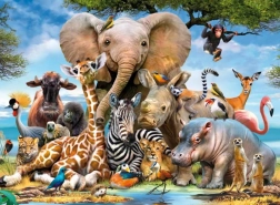 RAVENSBURGER puzzel African Friends 300 stukjes