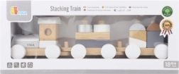 Houten stapeltrein puzzel 41 cm