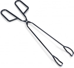 Metalen barbecuetang 31,5 cm, zwart