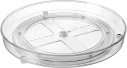 Draaibare organizer 27 cm van transparant plastic