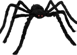 Ruhhy harige Halloween-spin decoratie 50 cm - 1 stuk
