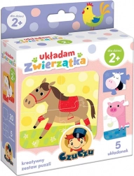 CzuCzu Puzzel Ik Leg Dieren - 5 Sets