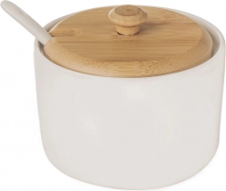 Porseleinen suikerpot met lepeltje WHITELINE 240 ml