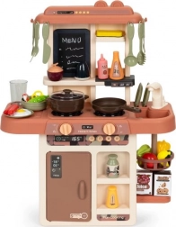 Kinderkeuken met geluiden, LED en stoomgenerator, 42 accessoires