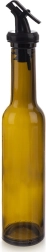 Glazen olie- en azijnfles met doseerdop 210 ml