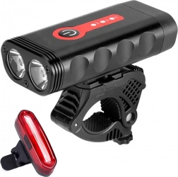 MalTrack Exonum 4000 fietslampenset 2-in-1 voor en achter