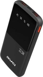 Powerbank 10000mAh met snelladen 22,5W, 2xUSB + USB‑C