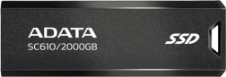 Externe SSD-schijf ADATA SC610 2000 GB USB 3.2 Gen2 zwart