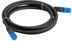 Patchkabel Cat 6A S/FTP CCA 2 m zwart