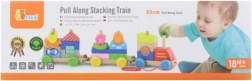 Houten trekpuzzel-treintje VIGA