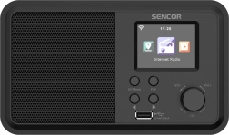 Sencor internetradio met 4 W vermogen en WiFi