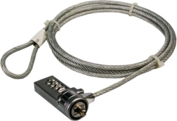 Veiligheidskabel voor laptop met cijfercombinatieslot