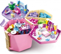 Sluban emmer met blokken roze