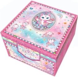 Pecoware set in doosje met uitschuiflades – ballerina kat