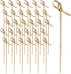 Bamboe cocktailprikkers 10 cm, 30 stuks