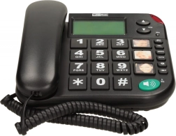 Maxcom KXT 480 BB zwarte vaste telefoon met grote toetsen