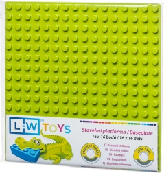 Bouwplaat L‑W TOYS junior 25,5 × 25,5 cm