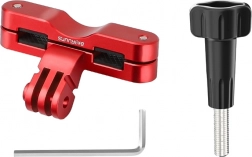 Sunnylife zadelhouder voor fiets voor actiecamera’s (Action 5 Pro, Insta360 GO 3S, GoPro 13) – rood