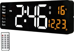 LED-wand- en tafelklok RENEW FORCE