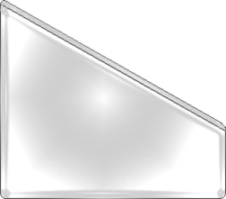 Zelfklevende schuine map A4, medium, 6 stuks