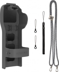 Beschermhoes met koord en riem voor DJI Osmo Pocket 3 – grijs