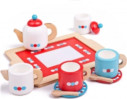 Houten theeservies met stippen BIGJIGS TOYS