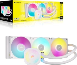 Corsair iCUE Link Titan 360 RX RGB vloeistofkoeling voor CPU, 360 mm, wit
