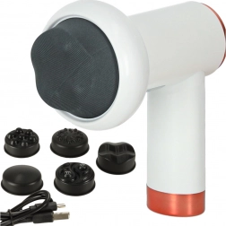 Draadloos 5-in-1 massagepistool tegen cellulitis en voor versteviging van het lichaam