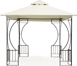 Tuinpaviljoen 3×3 m met zijwanden en muggennet MultiGarden