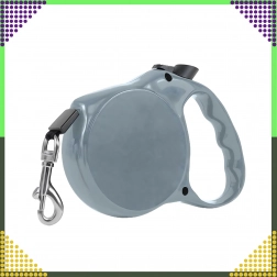 Automatische intrekbare hondenriem 5 m, grijs