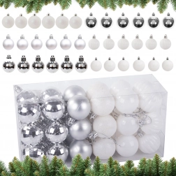 Kerstboomversieringen, set van 36 stuks, 3 cm
