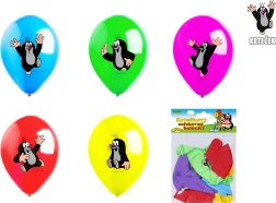 Opblaasbare ballonnen 30 cm Mol – set van 10 stuks, 5 designs