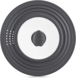 Universele glazen siliconen deksel 20/22/24 cm