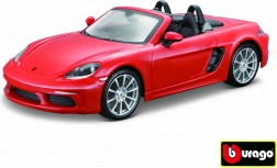 Model Bburago Porsche 718 Boxster oranje 1:24