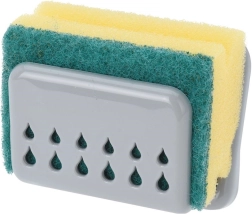 Houder voor afwasspons met zuignap ULTRA CLEAN