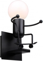 Wandlamp Loft zwart