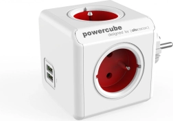Stekkerdoos PowerCube Original USB rood