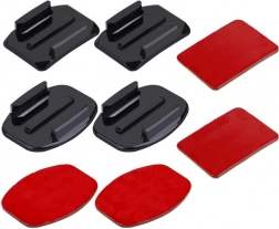 Set zelfklevende Puluz-houders voor actiecamera’s (compatibel met INSTA360, DJI OSMO ACTION en GOPRO)